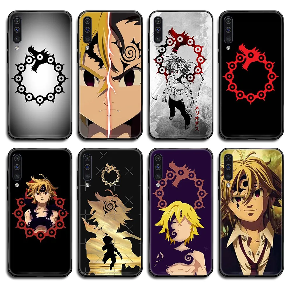 Nanatsu No Taizai Japan Anime Tpu Bumper Black Phone Case For Samsung Galaxy A C Note 3 4 5 6 7 8 10 40 50 70 E S Plus Pro Half Wrapped Cases Aliexpress