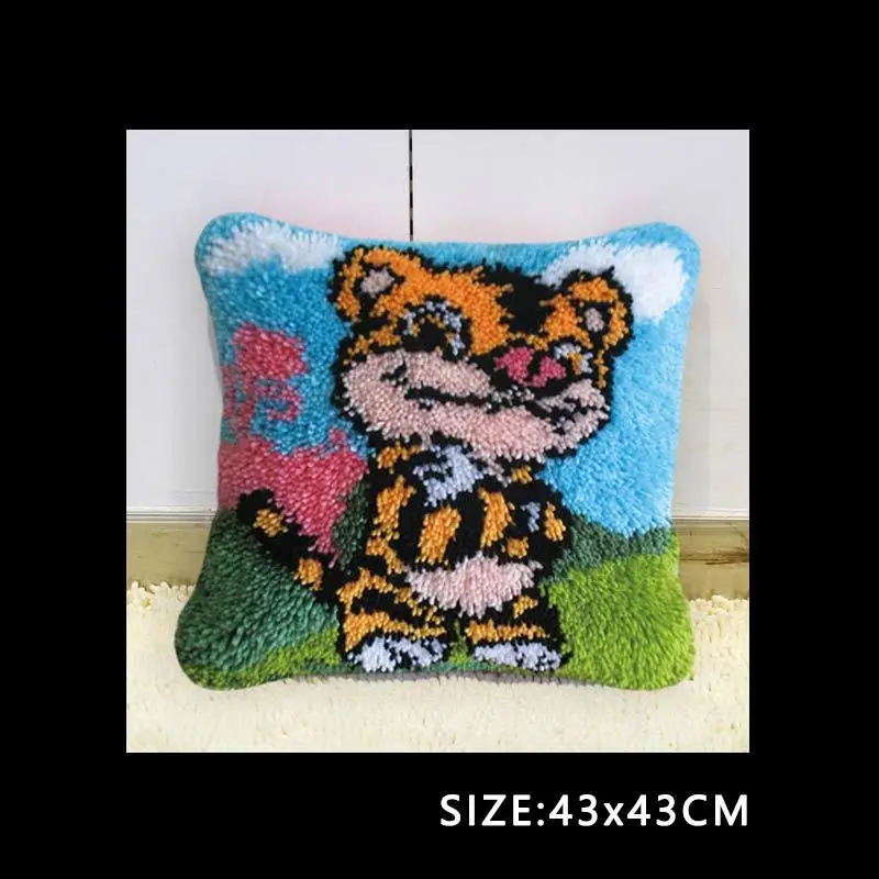 BZ087 Klink Haak Kleed Bloemen Сделай Сам мультфильм Животные защелка набор крестиком подушки Foamiran для цветочной вышивки подарок - Цвет: BZ087