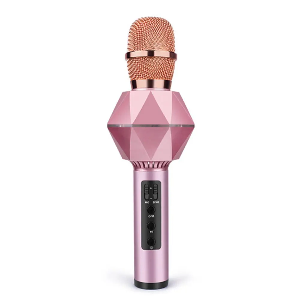 Белый K7 Mobile Phone K Song Microphone Wireless Microphone Multi-Function Dual Speaker Private Mode Portable Smart Microphone - Цвет: Белый