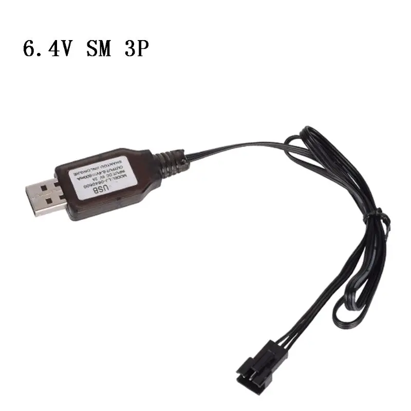 6.4v/7.4V 500mA Charger Li-i SM-3P RC Toys remote control positive portable USB usb charger adapter car charger adapter usb charger hub