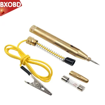 

Diagnostic Tools DC 6V 12V 24V Copper Auto Car Light Circuit Tester Lamp Voltage Test Pen Detector Probe Light System Test