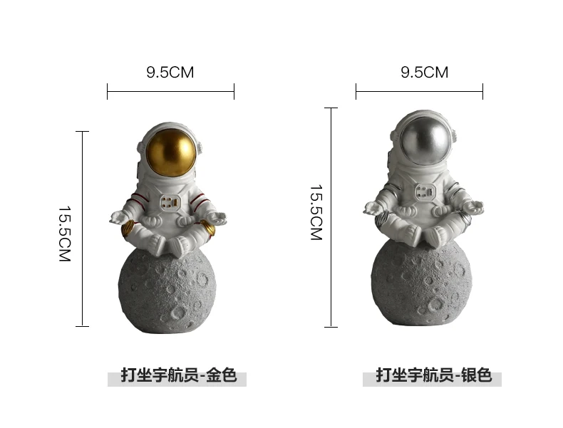 Скандинавский современный астронавт миниатюрные фигурки из смолы, ремесло, домашний Сказочный Сад, украшение стола, предметы мебели, аксессуары для комнаты