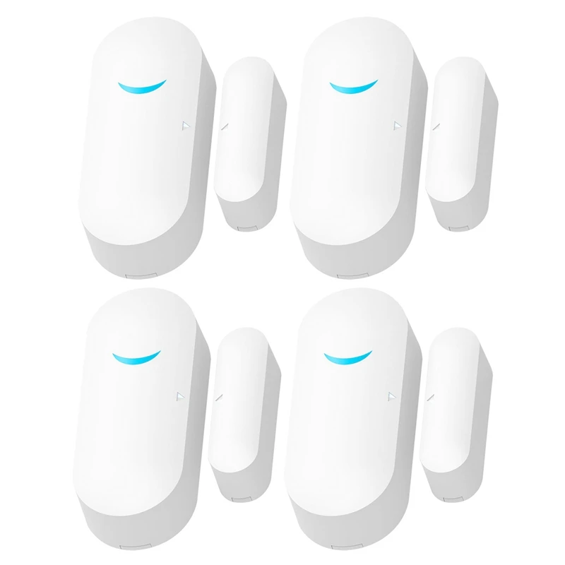 OPQ-4Pcs 433 МГц беспроводной оконный дверной датчик умный сетевой для Wi-Fi GSM домашней