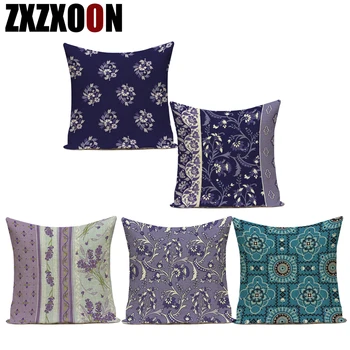 

Decorative Throw Pillows Case Vintage Style Floral Flower Cotton Linen Mandala Geometric Sofa Pillow Cushion Cover Pillowcase