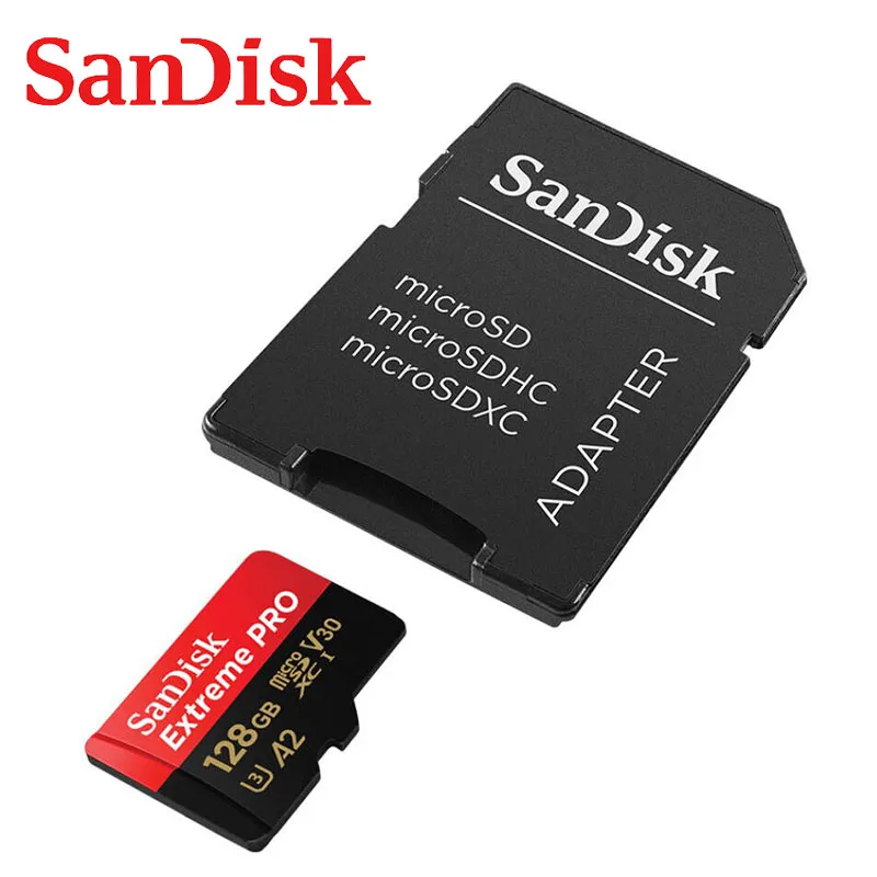 SanDisk Extreme Pro Micro SD карта 128 Гб 64 ГБ 32 ГБ 256 Гб 400 Гб U3 V30 4K карта памяти флэш-карта Microsd SD/TF карта для телефона