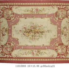 wool aubusson rugs 305x427cm 10x14ft blue area beige