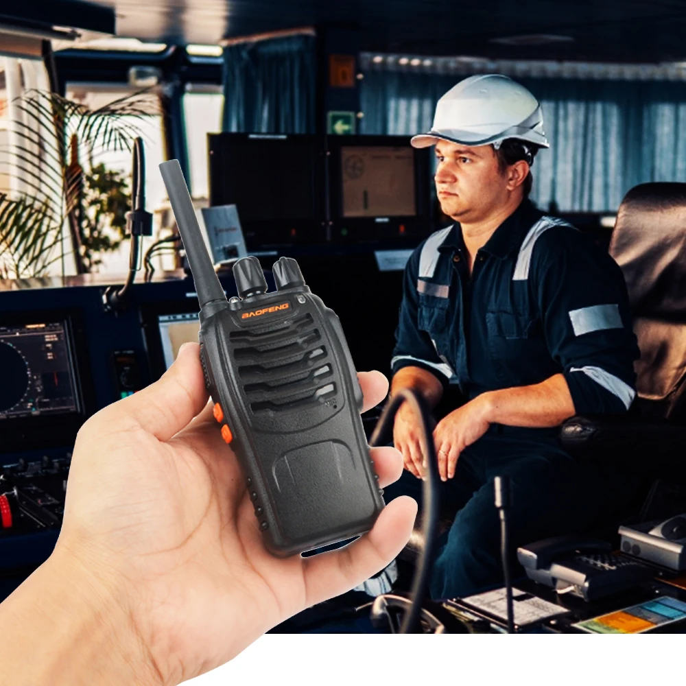 2pcs/pair USB Charger Walkie Talkie Baofeng BF-888H UHF 400-470MHz 16CH VOX Portable TWO WAY RADIO bf-888h