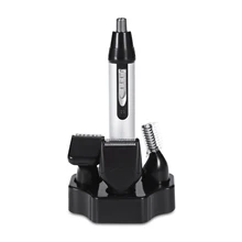 Машинка для чистки бороды для мужчин и женщин перезаряжаемая электрическая машинка для ухода за лицом триммер для бровей 4 в 1 триммер для носа и ушей моющийся