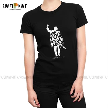 

The Breakfast Club Don't You Forget About Me Text T-shirt Women Vintage Pure Cotton Tshirt Vogue Tops Tees Female Clothes