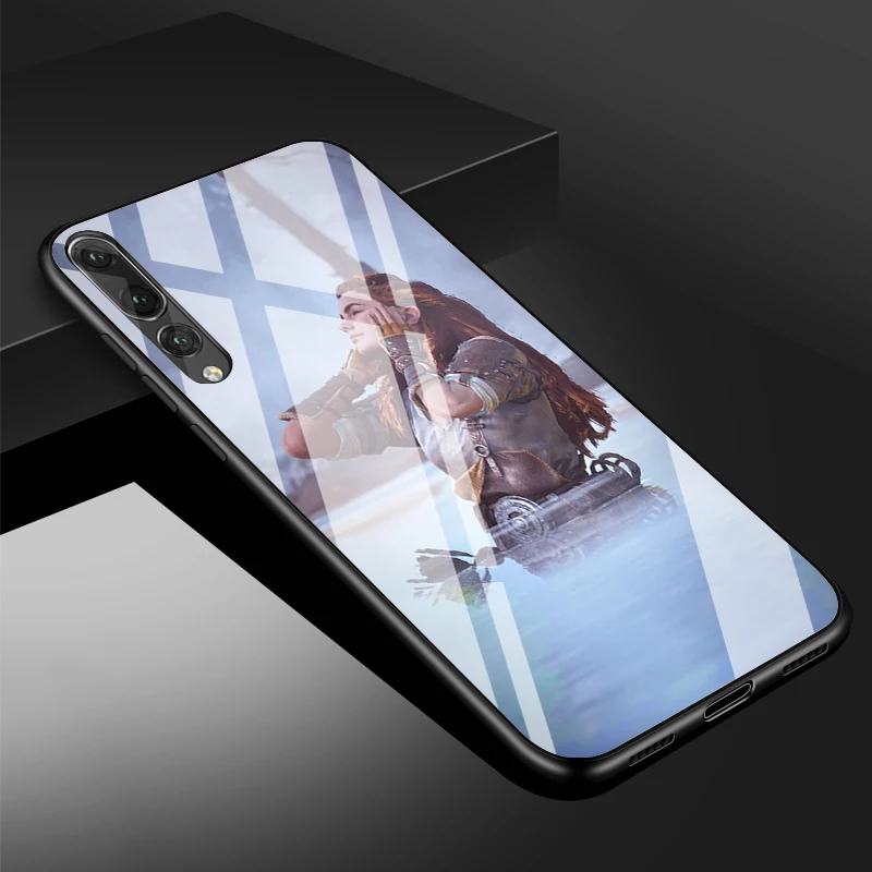 Chân Trời Bằng Không Bình Minh Aloy Kính Cường Lực Điện Thoại Ốp Lưng Cho Huawei P20 P30 P40 P40 Lite Pro Psmart Giao Phối 20 30 bao Da Vỏ 