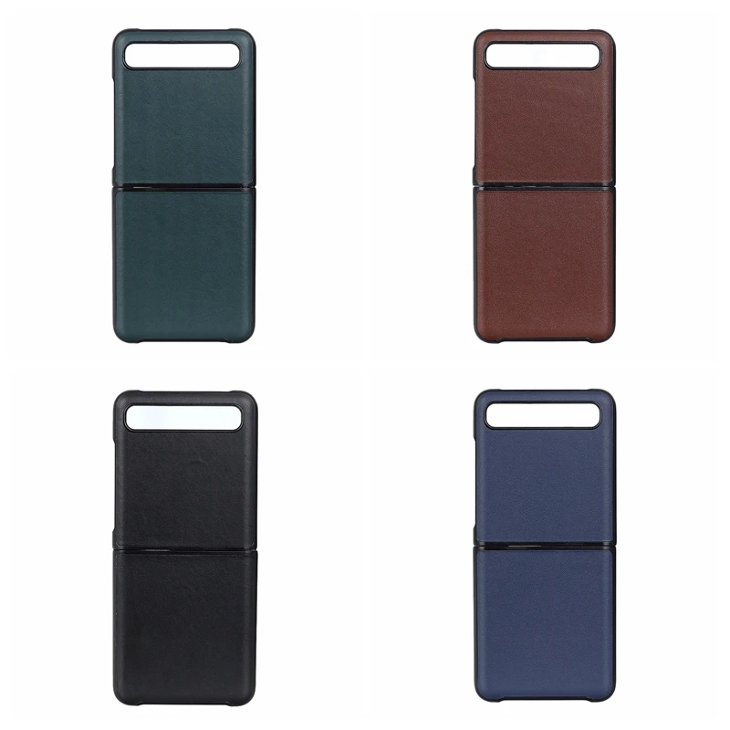 

For Samsung Galaxy Z Flip Sheep leather grain Case Hard Protective Shockproof Armour Cover