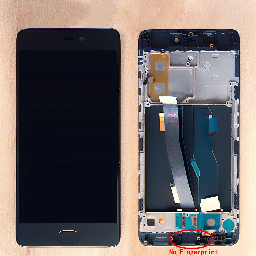 Sinbeda 5,15 ''для Xiao mi 5s mi 5s mi 5s ЖК-дисплей с сенсорным экраном дигитайзер Рамка в сборе без отпечатков пальцев Замена