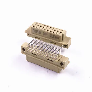 

5pcs DIN 41612 Connector 3 Rows 30 Positions Din Female Sockets Receptacle Right Angle Through Hole 3x10 30 Pin Pitch 2.54mm
