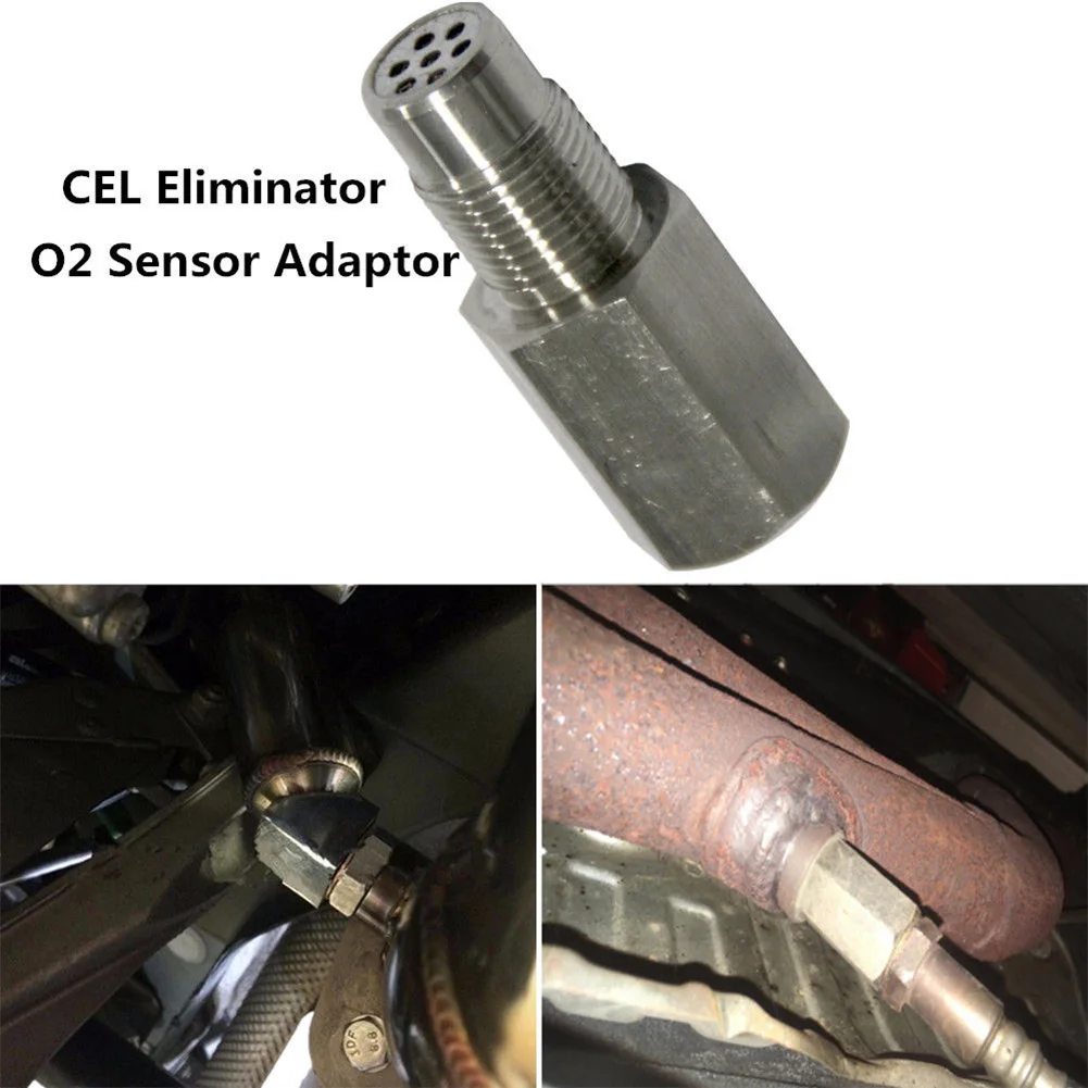 CEL Eliminator каталитический преобразователь двигателя запчасти Инструмент аксессуары авто из нержавеющей стали O2 сенсор адаптер Универсальный проверить