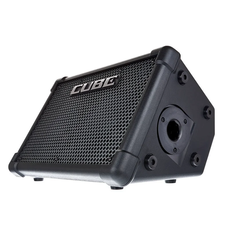 Roland Cube Street EX Amplifier For Acoustic Electric Guitar And Busking  Battery-Powered 50-Watt Stereo Amplifier Speaker