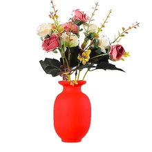 Хранение DIY паста аксессуар многофункциональный без следа офис ваза украшение цветочный горшок силиконовый подарок на стену