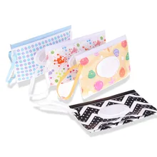 1 шт., Портативная сумка для переноски влажных салфеток с мультипликационным принтом, контейнер для влажной Бумаги, Диспенсер, Сумка с ремнем, светильник, вес