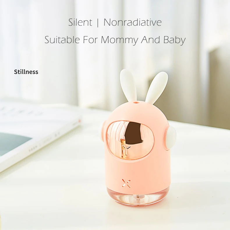 Kopen Eloole Konijn Draadloze Luchtbevochtiger Usb Ultrasone Aromatherapie Diffuser Met Batterij Essentiële Olie Nebulisation Mist Maker