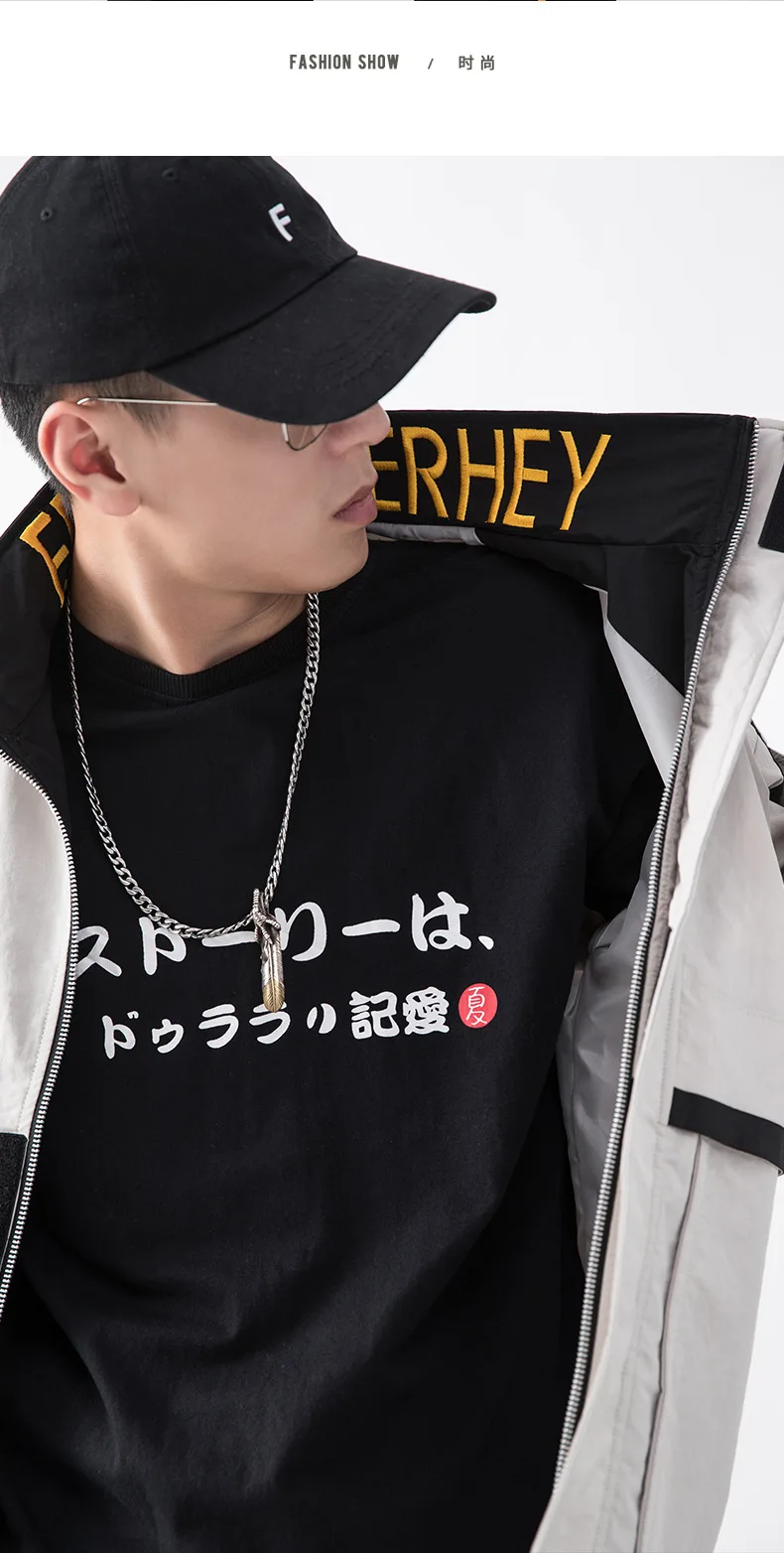 Autumn jacket men spring jackets mens solid color street Hip-hop style coat newest yellow fashion clothes red lapel latest