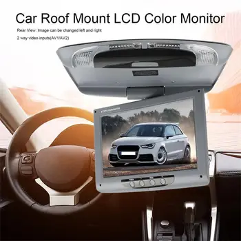 

New 9 inch 800*480 Screen Car Roof Mount LCD Color Monitor Flip Down Screen Overhead Multimedia Video Ceiling Roof mount Display