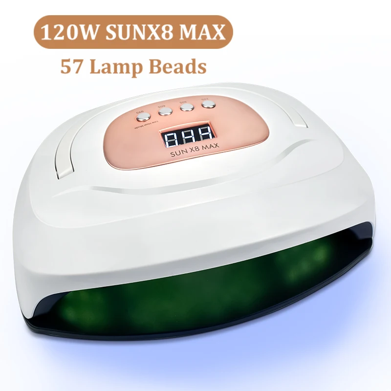 

120W Super Powerful Power UV LED Nail Lamp Nails Dryer Lamp 57 LEDS With Auto Sensor LCD Display Professional Manicure tools