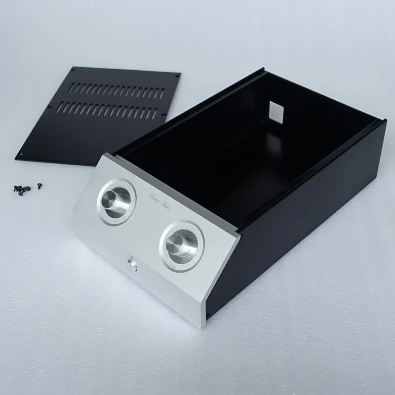 Brzhifi bz2210l caixa de alumínio para pré-amplificador