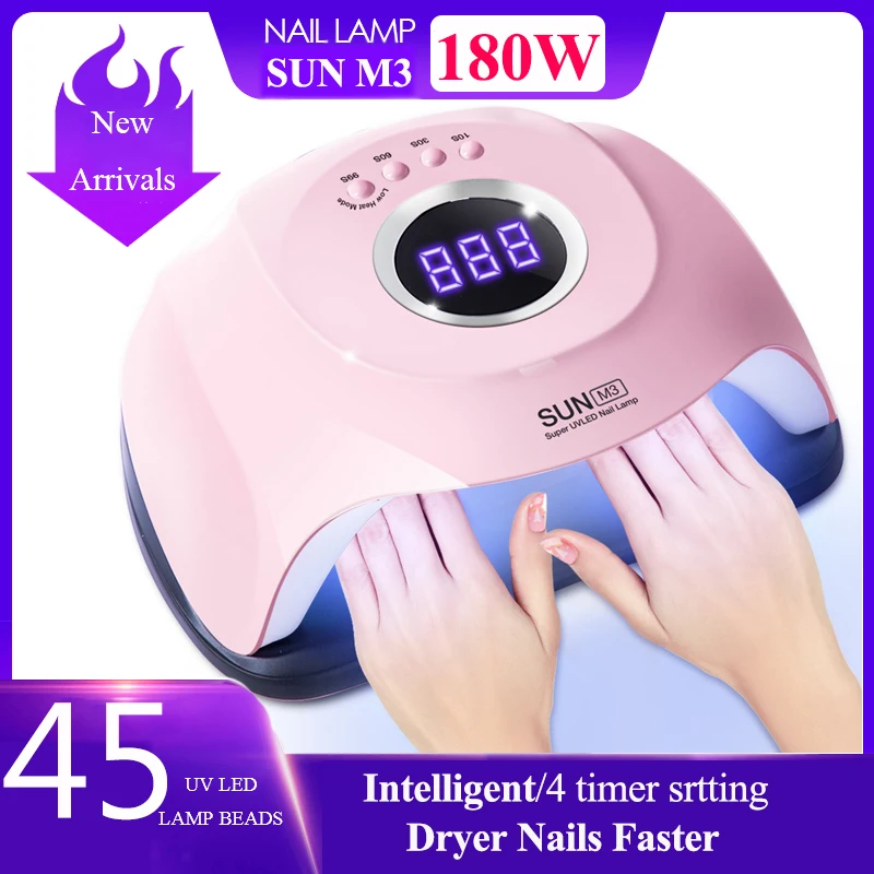 Лампа SUN M3 УФ/LED для сушки ногтей 180 Вт|Сушилки ногтей| |