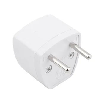 

Universal AU UK US to EU AC Power Plug Adapter Adaptor Converter Outlet Home Travel Wall AC Power Charger White