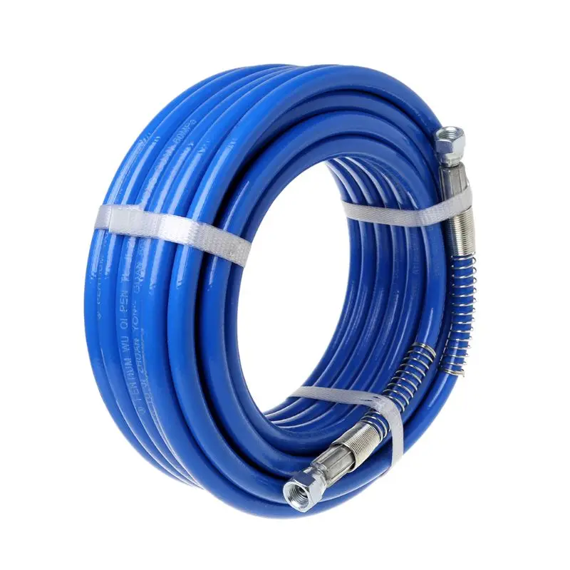 15m/10M/7.5M Airless Paint Spray Hose Tube Pipe 5000PSI Sprayer Fiber For Sprayer Gun New