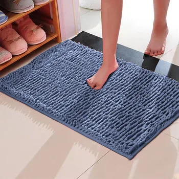 

Non-Slip Carpet Pad Living Room Bedroom Doormats Soft Shaggy Absorbent Shower Rug Anti Dirty decorative carpet for household mat