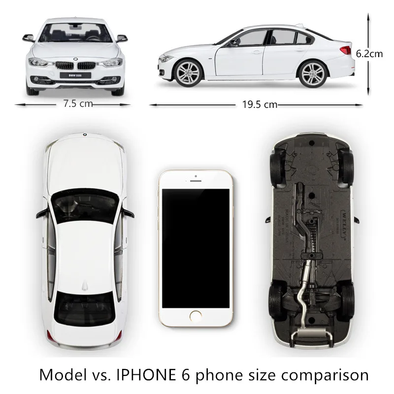 Модель спортивного автомобиля WELLY 1:24 BMW 335i модель из сплава поделки украшение
