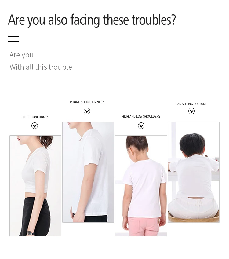 Lengthen Posture Corrector Magnetic Therapy Brace Shoulder Man woman support spine support belt Back pain lumbar support belt