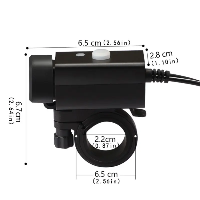 Зарядное устройство для мотоцикла с двумя usb-разъемами для iPhone samsung телефонов