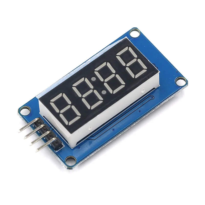 Модуль светодиодного дисплея TM1637 для Arduino 7 сегментов 4 бита 1 5 дюймовые часы