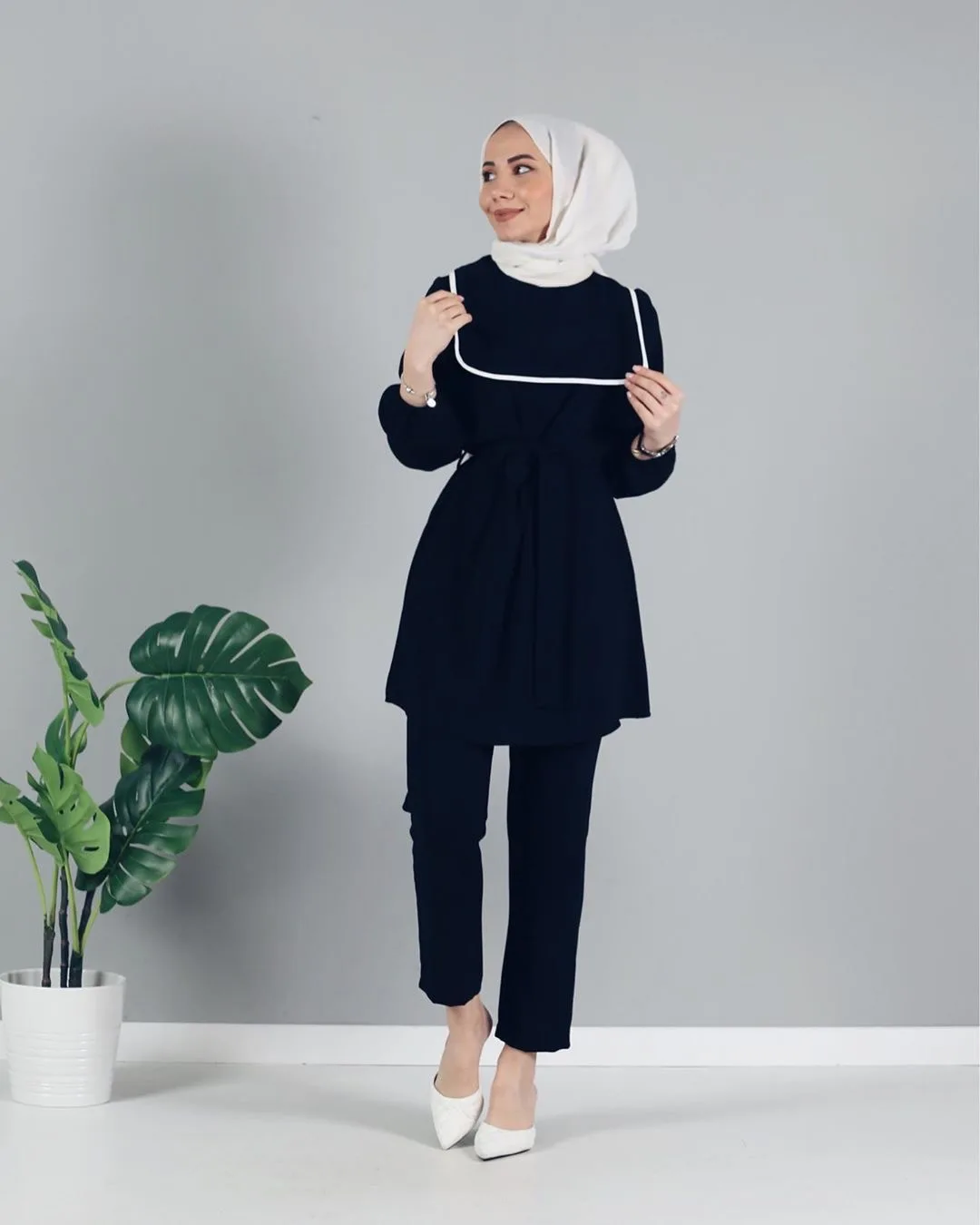 longa + calças, roupas femininas para o oriente médio, moda dubai