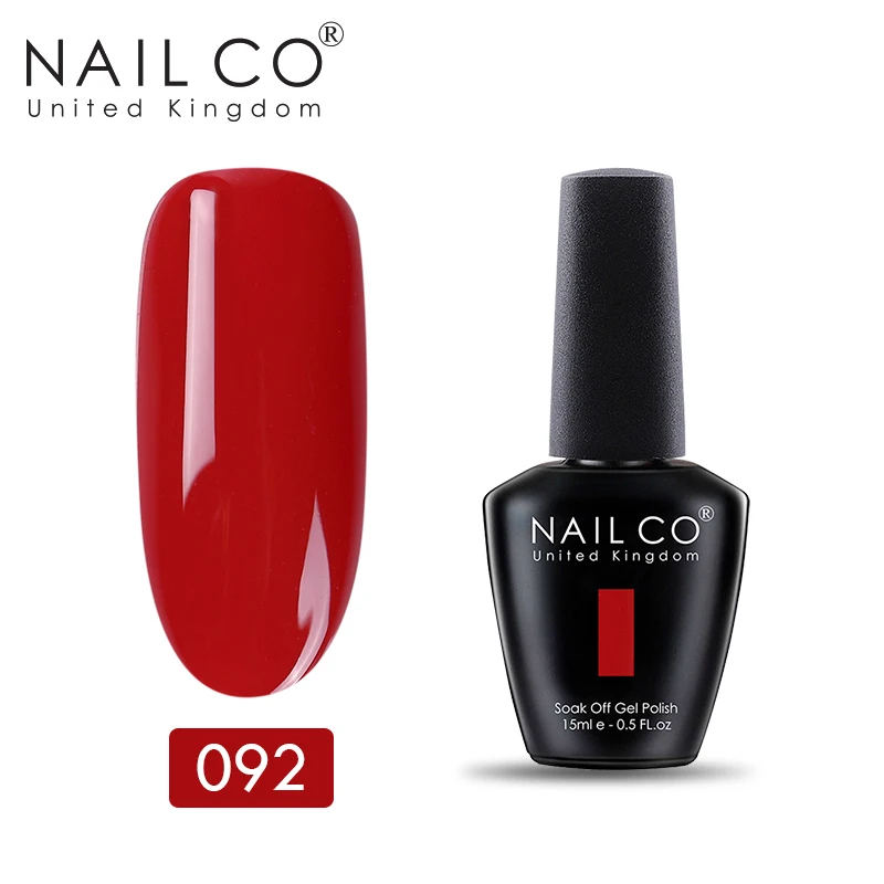 NAILCO Гель-лак набор все для маникюра Полупостоянный Vernis 15 мл УФ-гель для ногтей Hybird Gellak дизайн ногтей маникюр - Цвет: 11092