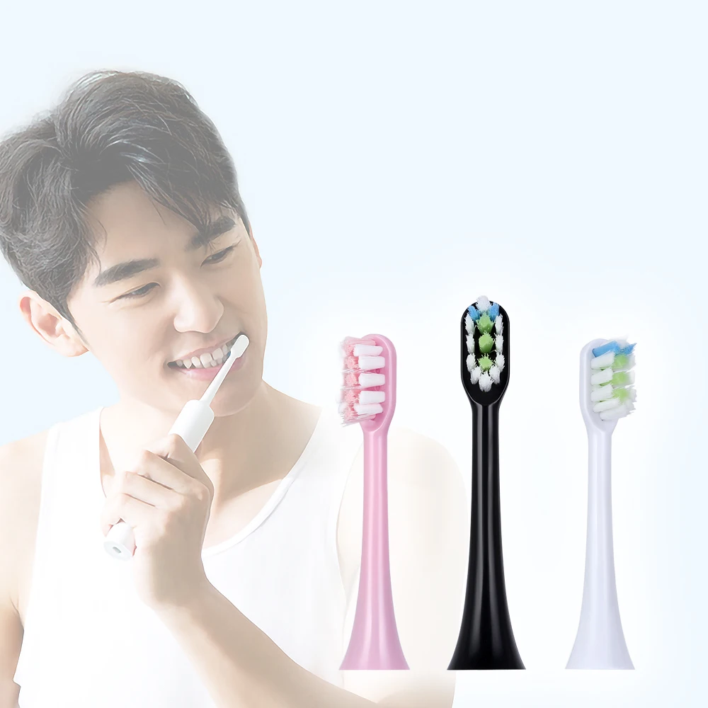 

Sonic Electric Toothbrush Replacement Heads Independent hygienica With Brush Head Cap For SOOCAS X3 SOOCARE Electric Toothbrush