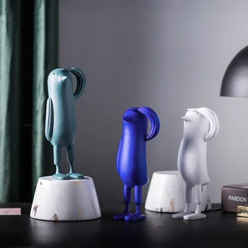 

Nordic Creative Ornaments Resin Penguin Slews Modern Minimalist Home Desktop Decoration Gift Model Room Decoration