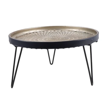 

Vintage Industrial Wrought Iron Round Tray Racks Fruit Snack Food Bread Dessert Storage Tray Desktop Decoration Plate,S