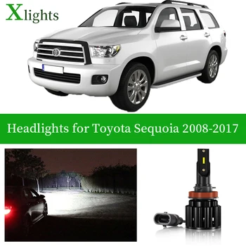 

Xlights For Toyota Sequoia 2008 - 2017 Led Headlight Bulb Low High Beam Lamp Car Headlamp Ultra bright Auto Light 12V 24V 6000K