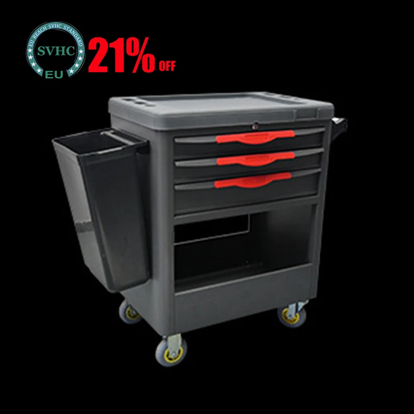 6604SMultifunctionalMobileToolCart4SAutoRepairToolTrolleyWith