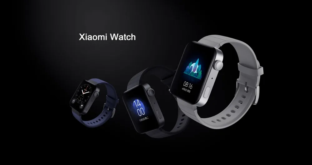 2019 New Xiaomi Mi Watch MIUI Android Smart Watch color Bluetooth 4.2 multifunctional watch with NFC A Ture Smart Wtach