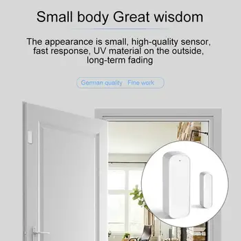

Smart Home Security WIFI Door Alarm System WiFi Window Door Magnetic Sensor Detector support for App Amazon Alexa Google Tuya