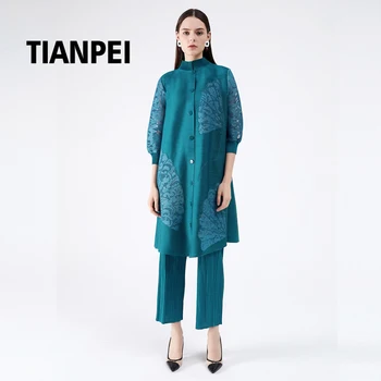 

2020 summer cardigan button dress embroidered butterfly long sleeve hollowed out with beads diamonds plus size flowery dress