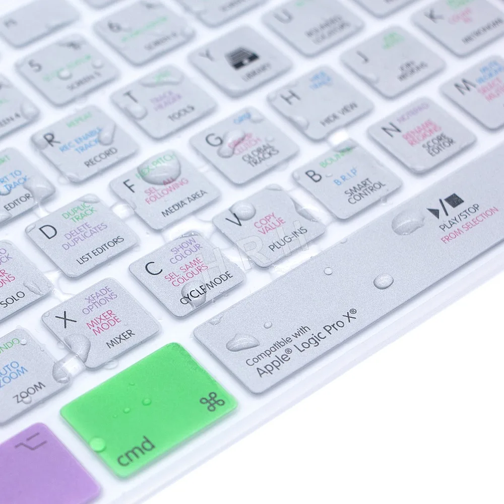 Клавиатура HRH Logic Pro X с горячим дизайном чехол для клавиатуры Apple цифровой