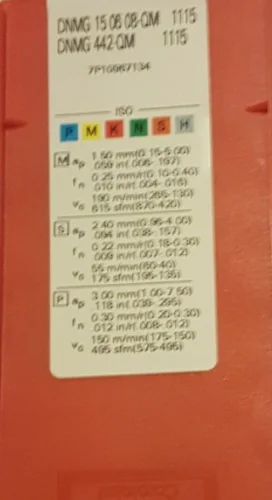 10 шт. карбидные вставки DNMG 150608-QM 1115