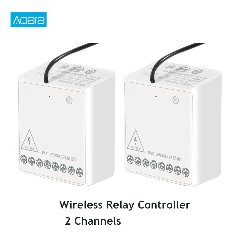 Aqara двухполосный модуль умный таймер настройки приложение управление Zigbee