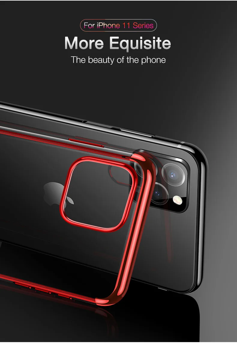 plating TPU phone case for iPhone 11 pro max (2)