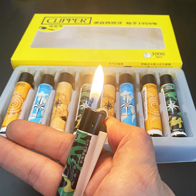 Зажигалка газовая заправляемая нейлоновая для сбора и подарка | Дом сад