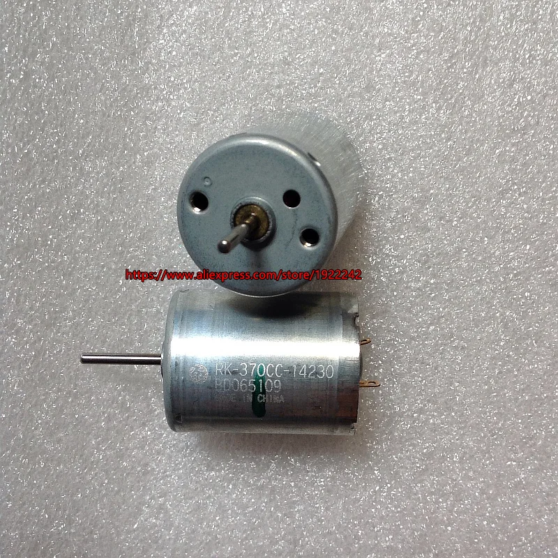 2 шт./лот, абсолютно Mabuchi 370 двигатель постоянного тока RK-370CC-14230 12 В 8500 об/мин 30 в 20000 ОБ/мин высокоскоростной двигатель